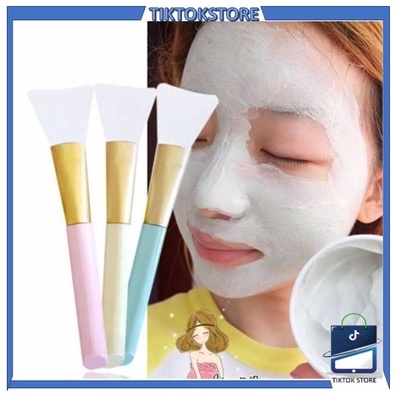 TIKTOK - D8014 Mask Brush / Silicone Facial Mud Mask Brush / Brush Masker / Kuas Masker Wajah Silikon K710 / Spatula