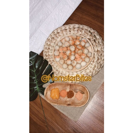 

Cimol Original, Keju Chedar dan Ayam Mercon isi 50 pcs by NomsterBites