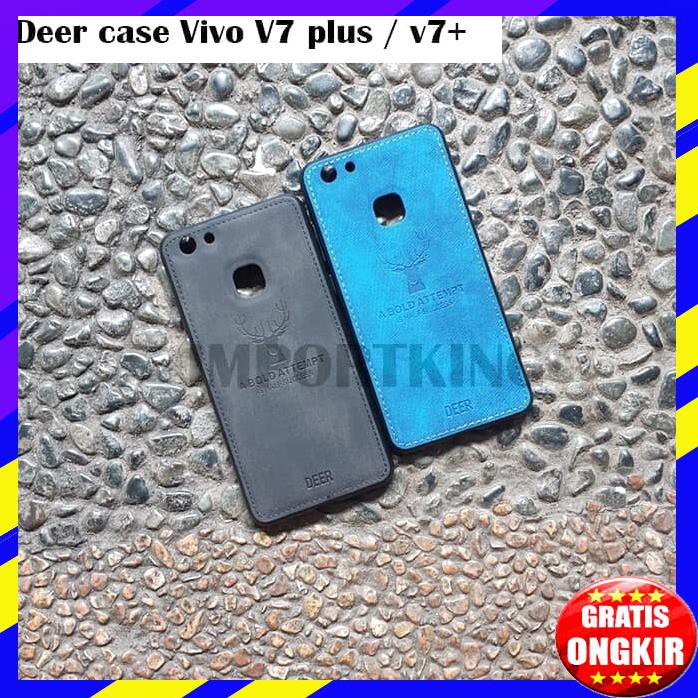 ACC HP VIVO V7 PLUS JEANS CANVAS DEER CASE | Shopee Indonesia