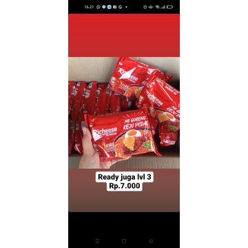 

richeese mie instan lvl 3 dapet 4