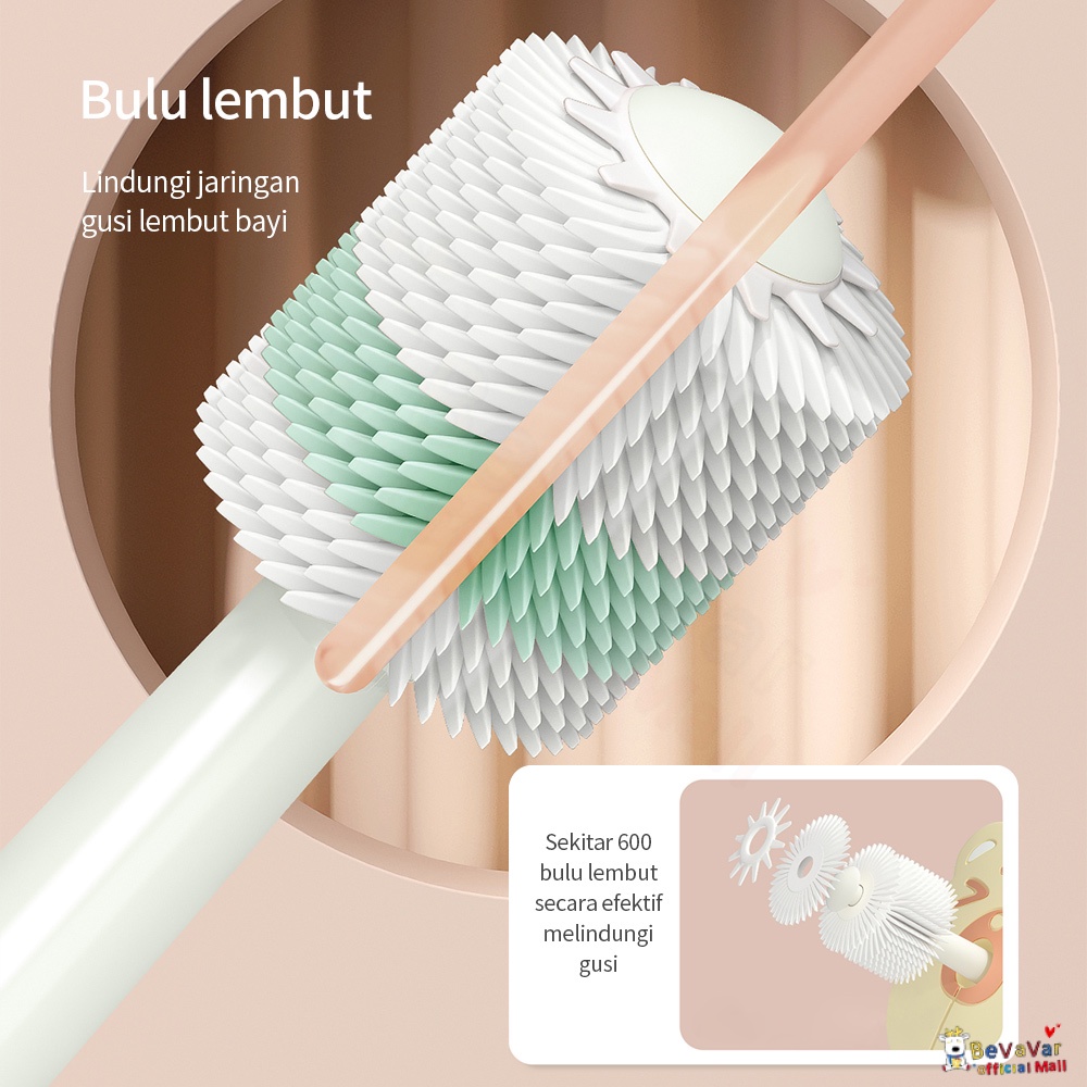 BEVAVAR Sikat Gigi Anak Bayi Bahan Lembut Kids Toothbrush