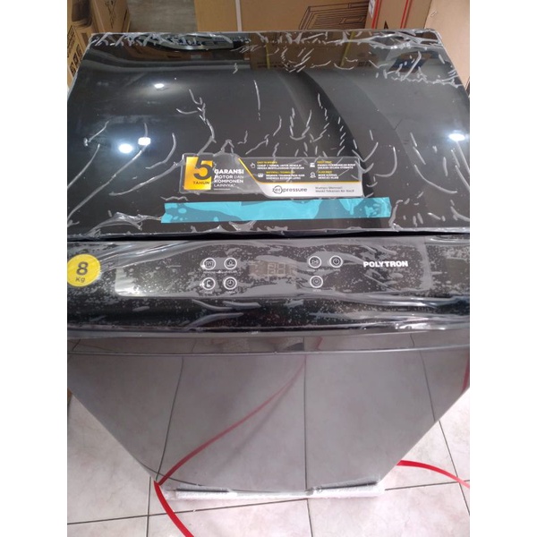 MESIN CUCI POLYTRON AUTOMATIC 8KG PAW80518 (untuk wilayah kota cirebon)