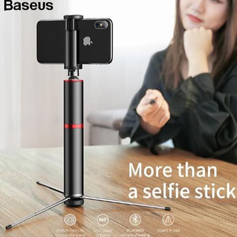 Baseus Selfie Stick / Tongsis Bluetooth Shutter Tripod Holder