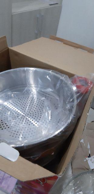 Supra Panci Super Steamer Susun 3 (32cm) Stainless Steel Tebal