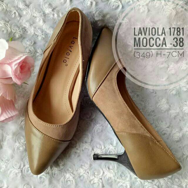 Sepatu High Heels Pantofel Kerja Wanita LAVIOLA BRANDED MATAHARI