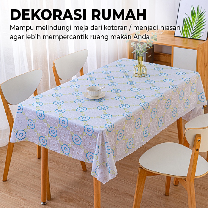 Taplak Meja Makan Meteran Motif Terbaru - D37