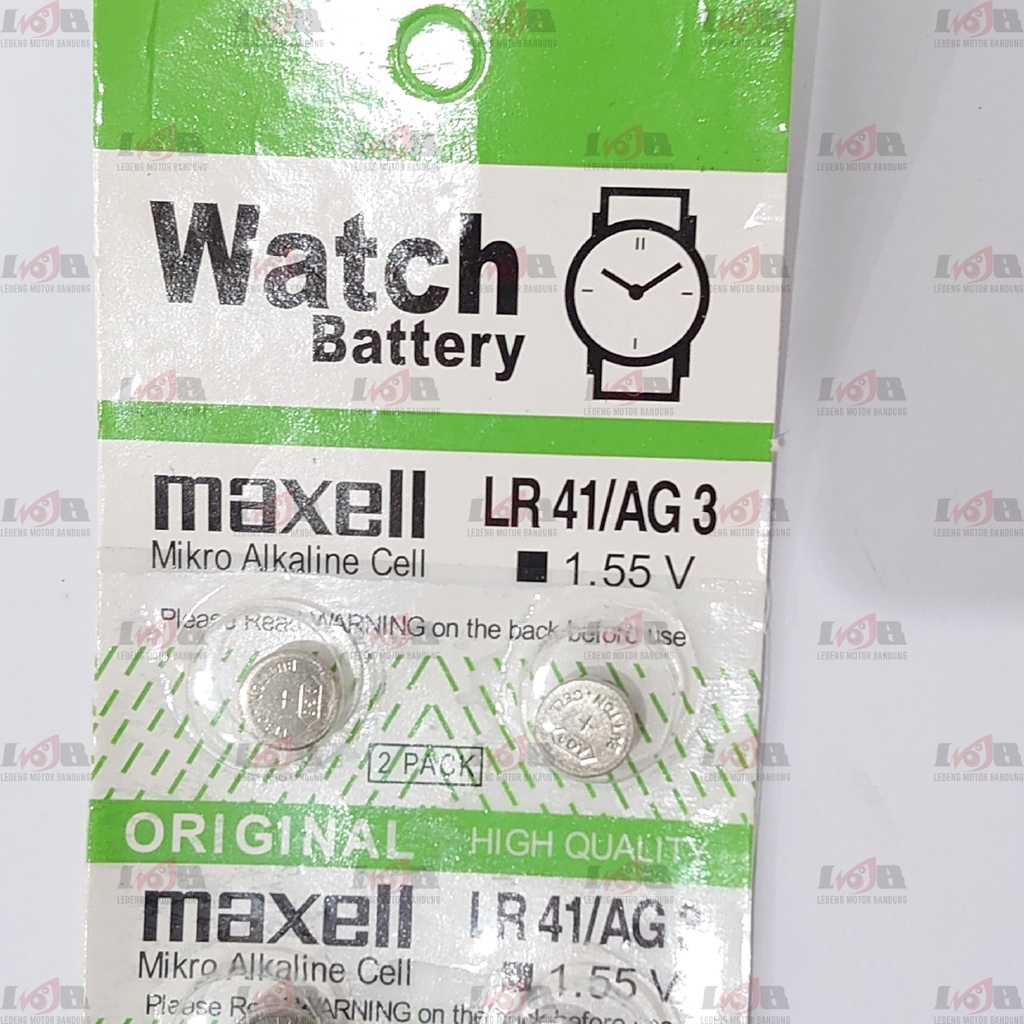 Baterai Kancing LR41 Watch Battery Jam Bulat Kecil AG3 isi 10pcs