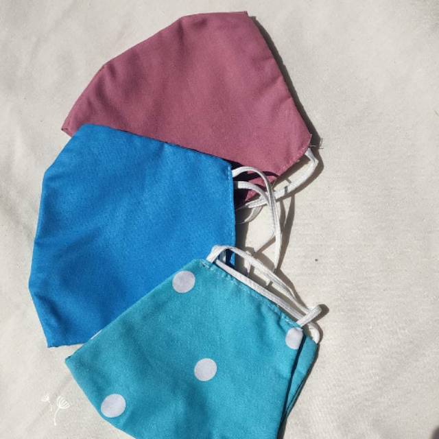 Masker kain 2 lapis