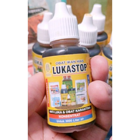 Obat ikan Bakteri jamur AKARI AA LUKA STOP 30ML