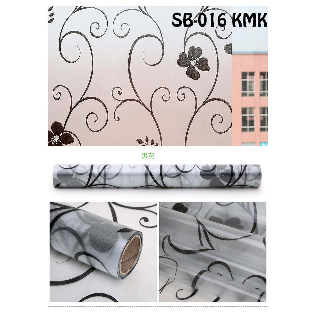 SUNBLAST STIKER KACA SB 016 UK 5 METER X 45CM  WALLSTICKER KACA STIKER FORSTED GLASS DEKORASI PINTU KAMAR MANDI KACA JENDELA KACA SETIKER STIKER STICKER WALLSTIKER WALLSTICKER WALSTIKER