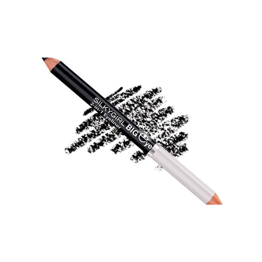 SILKYGIRL Big Eye 2 In 1 Pencil Eyeliner - JB