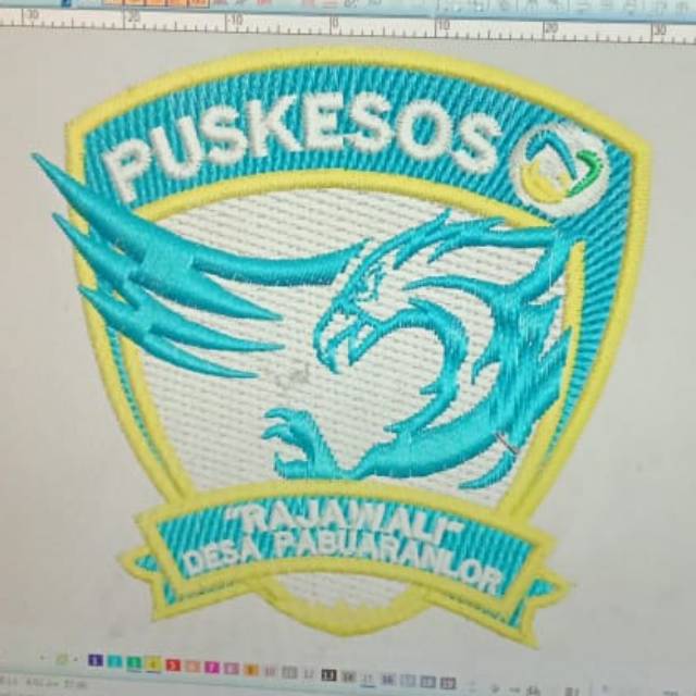 Patch bordir logo custom BISA SATUAN