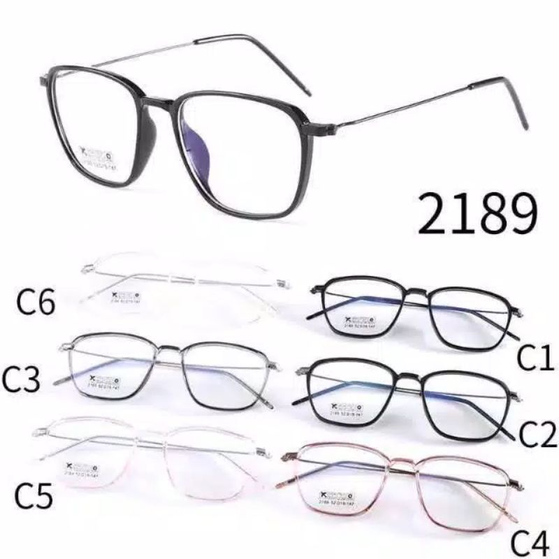 Kacamata 2189, Gratis Lensa Photobrown, Gratis Lensa Minus