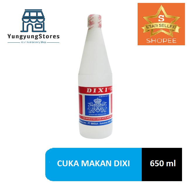  Cuka Putih  Dixi Botol 650 ml Shopee Indonesia