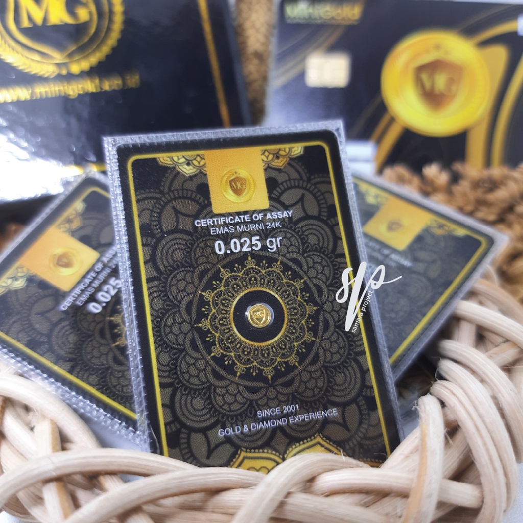 MINIGOLD 0.025 GRAM EMAS MINI LOGAM MULIA 24K