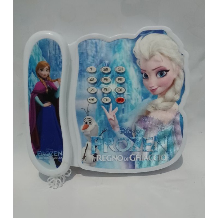 Mainan telpon rumah karakter frozen dan sofia