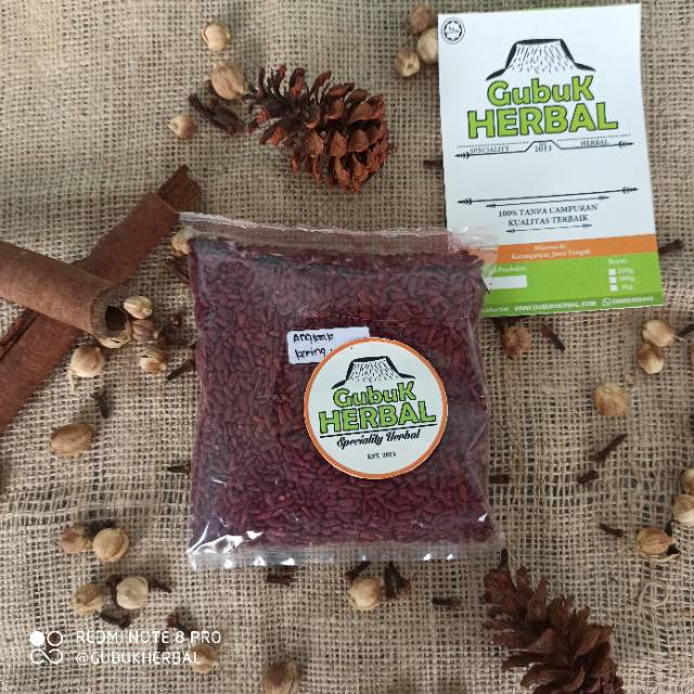 

ANGKAK BUBUK 100gr - Monascus purpureus - MURNI - JSR - REMPAH