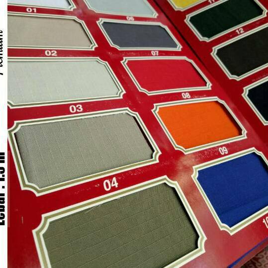 Bahan Kain RipsRIPSTOK Ribstop Ribstok polos seragam tactical pdl lapangan outdoor blackhawk bultob 