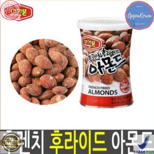 

Murgenbon Kacang Almond French Fried Almond 135 gram ( kaleng )