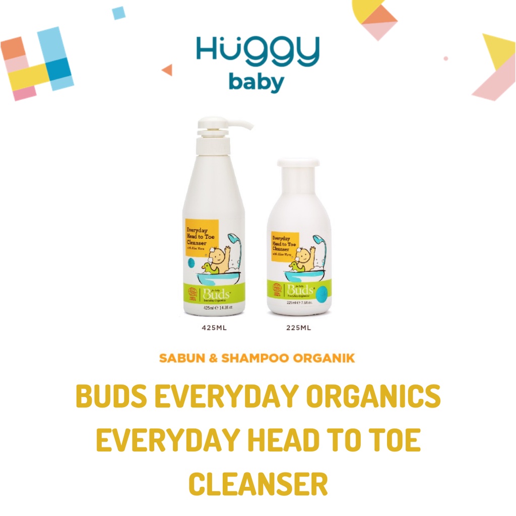 Buds Organics EVERYDAY Head To Toe Cleanser - Sabun Sampo Mandi