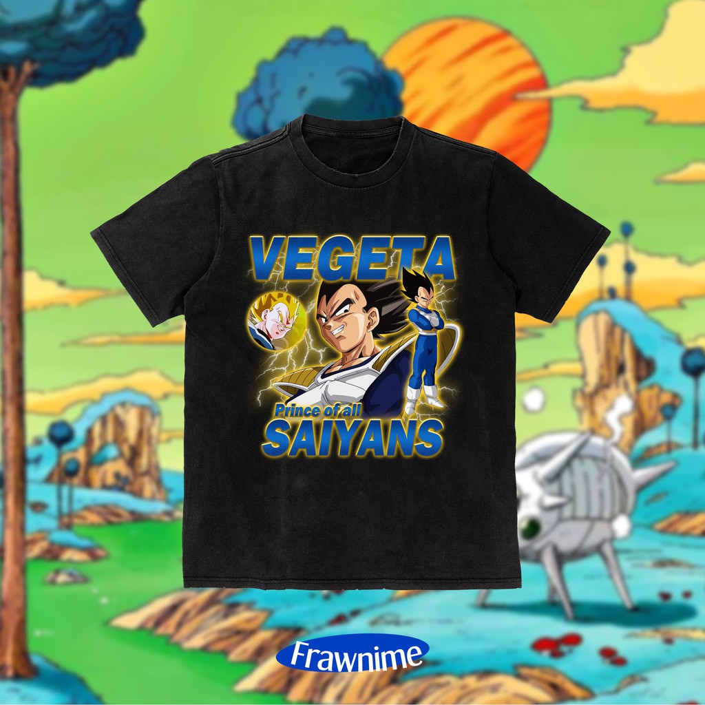 DRAGON BALL PRINCE VEGETA VINTAGE GRAPHIC T-SHIRT