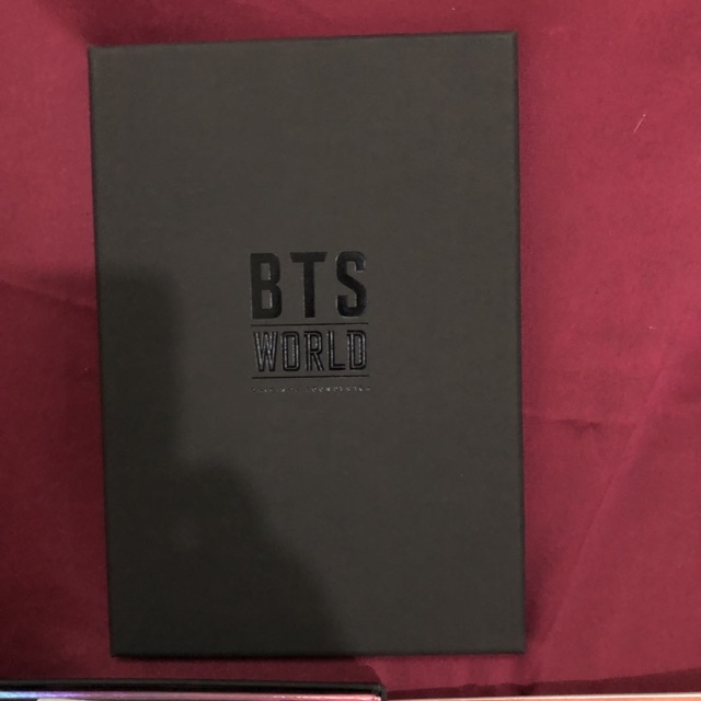 unsealed BTS WORLD OST Album only - outbox cd photobook lenticular