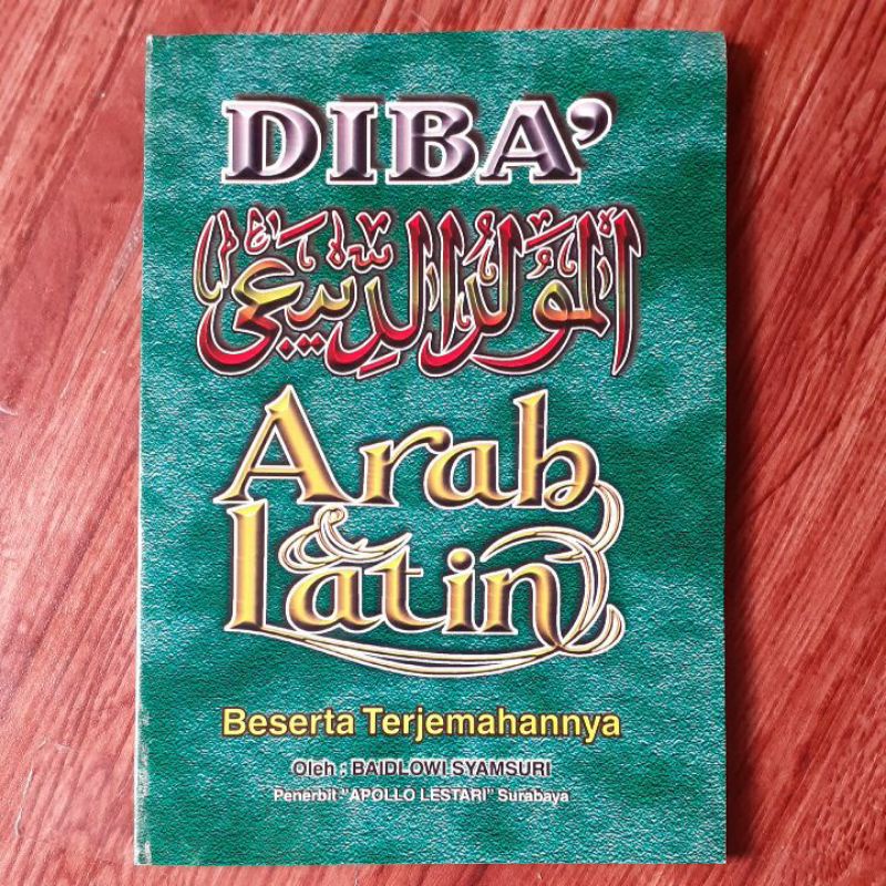 Buku Diba' Arab Dan Latin Disertai Terjemahan