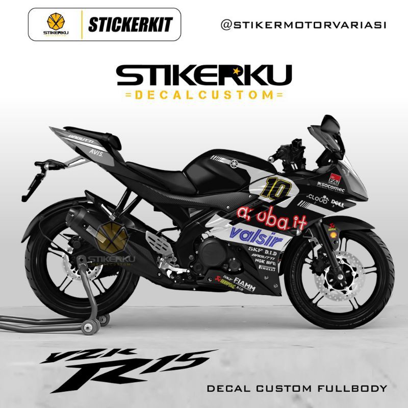 sticker decal Yamaha R15 V2/ decal Yamaha R15 V2 /sticker motor R15 V2 fullbody