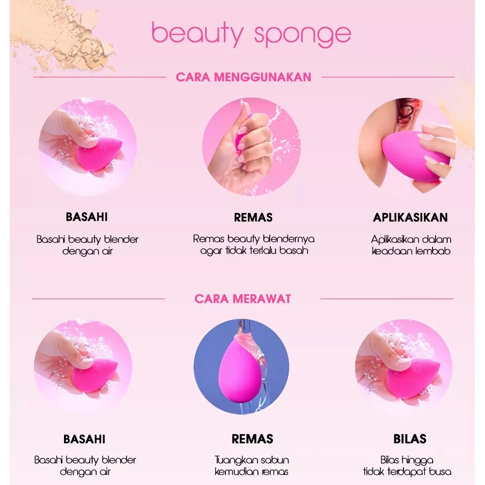 Brasov Beauty Blender Spons Blending Sponge