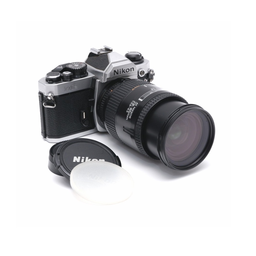 Kamera Analog Roll Film Legendaris NIKON FM2N + Lensa NIKON AF 28-85 Analog Camera Used