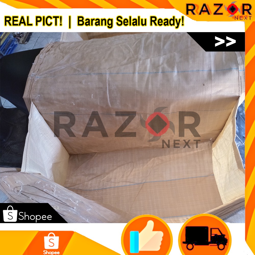 Tas Kurir | Tas Motor | Tas Obrok | Tas Ronjot | Kain Sak Plastik Kuat Awet Ukuran 75 x 60 x 40 cm