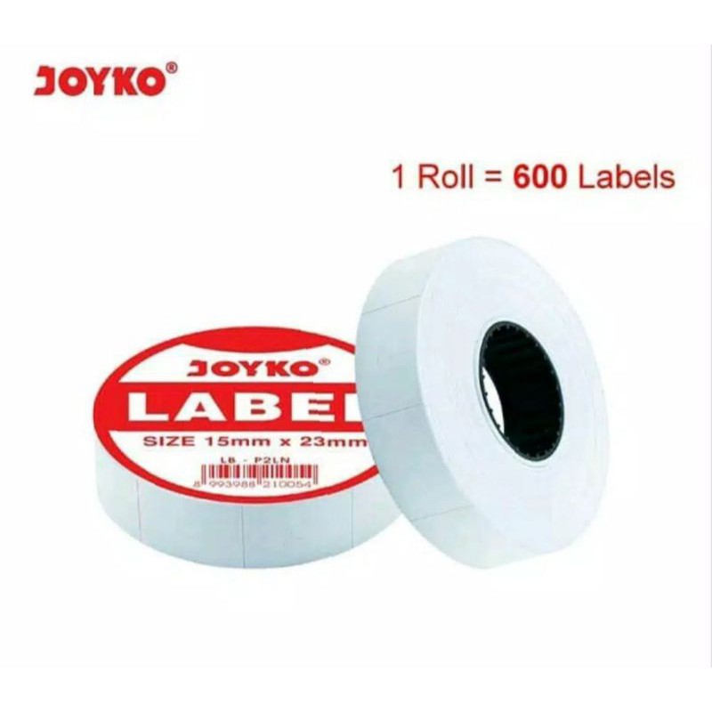 

Kertas Label Harga 2 Baris 10 Digit Joyko Price Labeller LB-P2LN