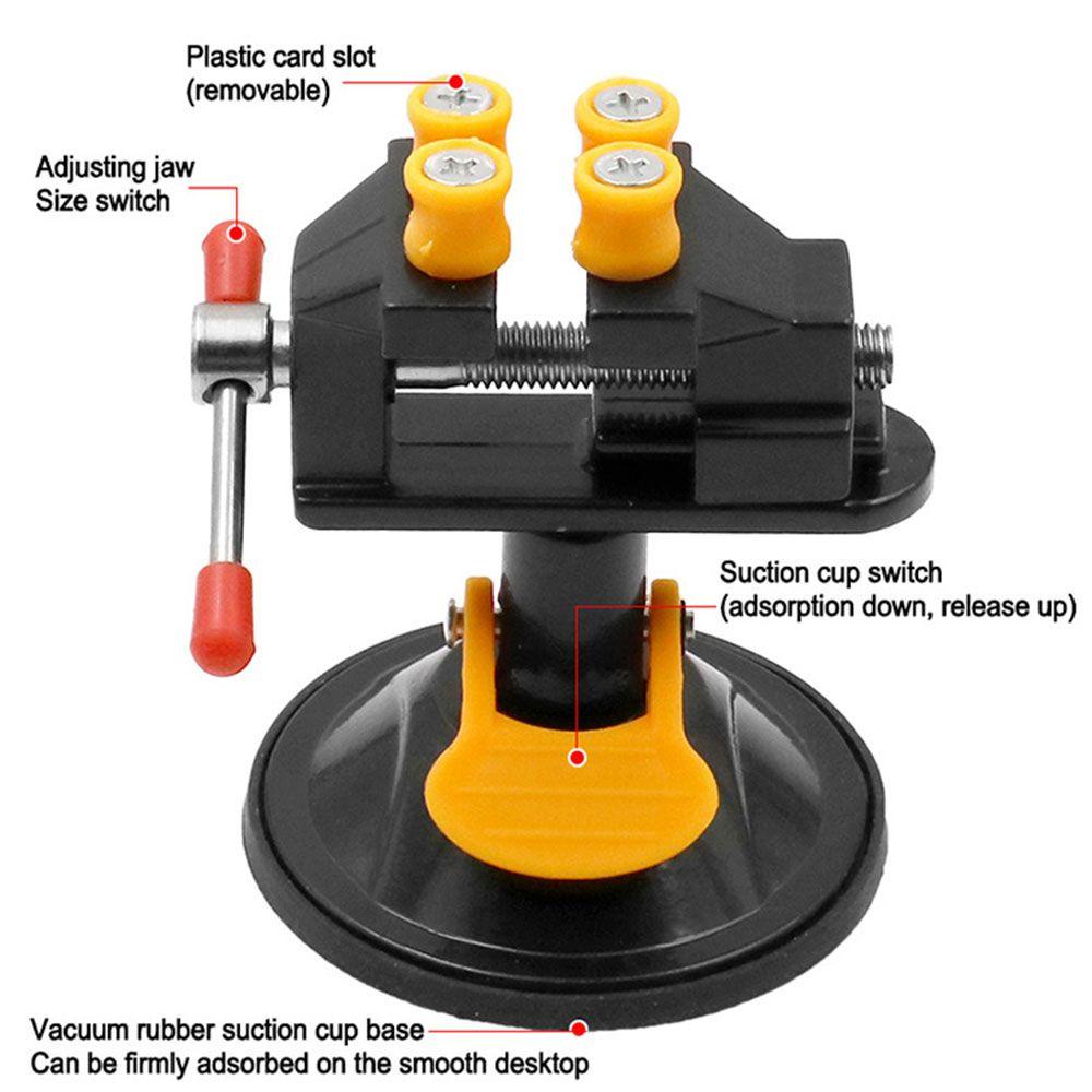 Solighter Table Vise Fixture Tang Cepat Jaw Screw Toggle