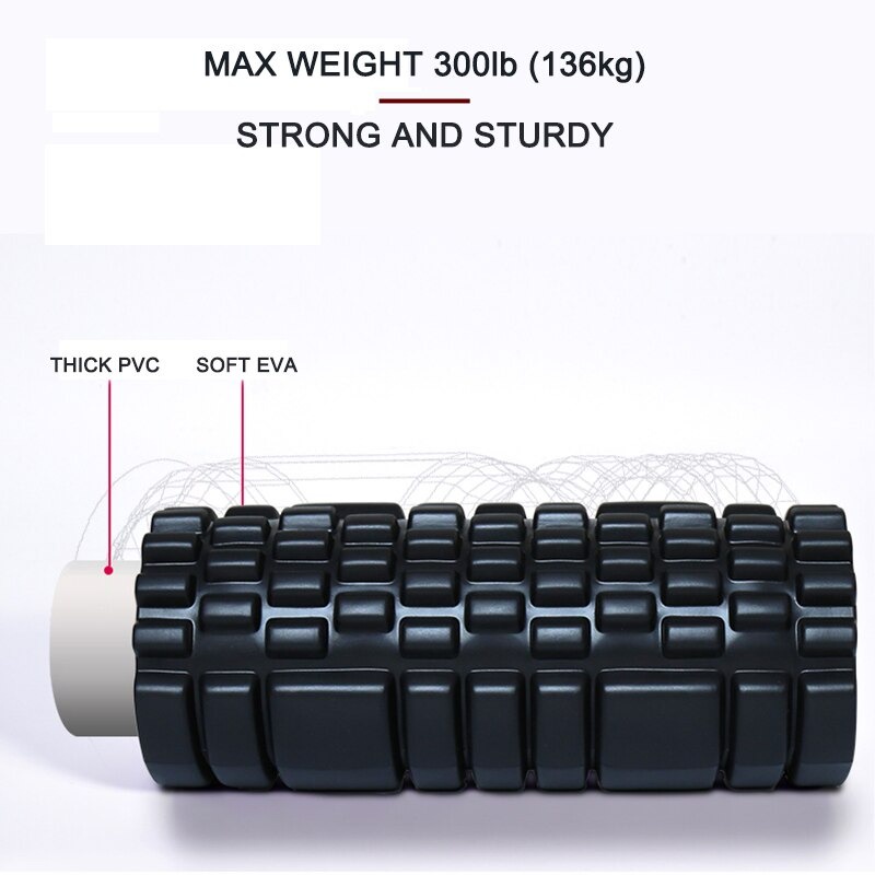 Foam Roller Yoga Balok Ring Roller Alat bantu Yoga Hollow Column Foam Gym Exercise