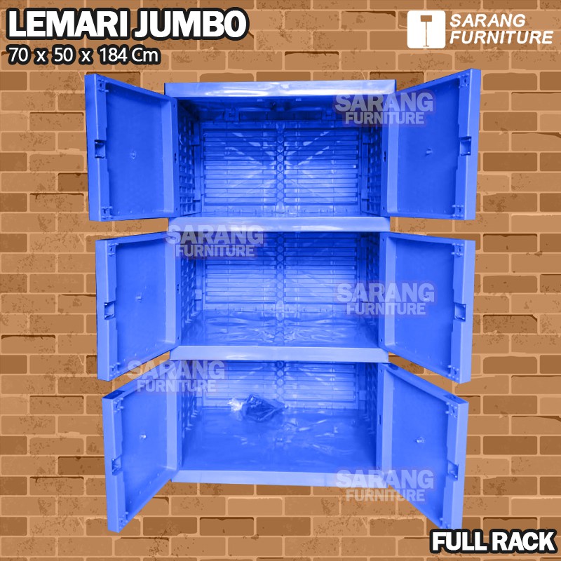 JUMBO! LEMARI PAKAIAN PLASTIK 4 SUSUN LEMARI PLASTIK MY TOP LEMARI PINTU JUMBO LEMARI LEMARI PAKAIAN MURAH