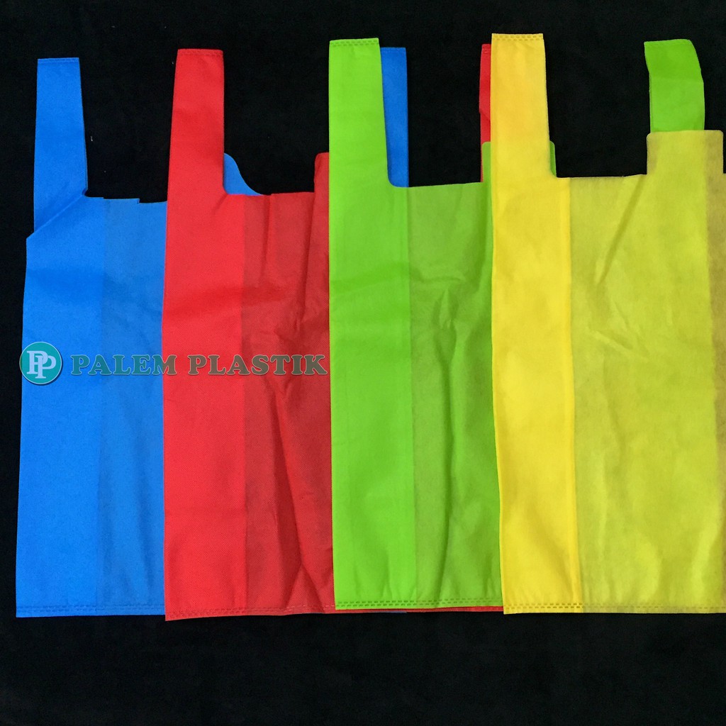 

(TERMURAH) Tas Kresek Bahan Spunbond Polos 36x55 (Isi 20 Pcs)