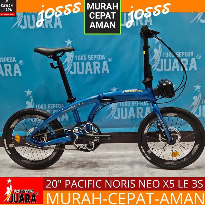 Sepeda Lipat Pacific Noris Neo X5 3S Le Folding 20 Plus