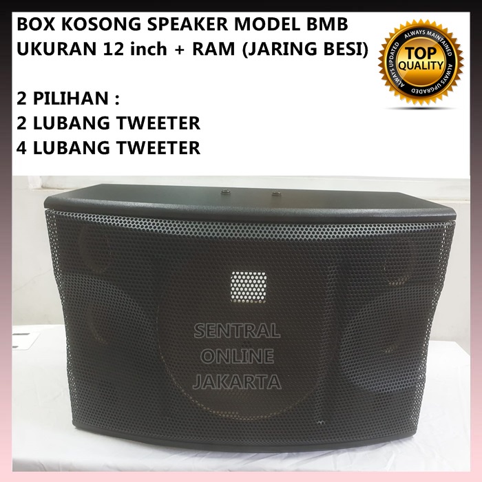 BOX KOSONG SPEAKER 12inch 12 inch 12in MODEL BMB + RAM JARING BESI