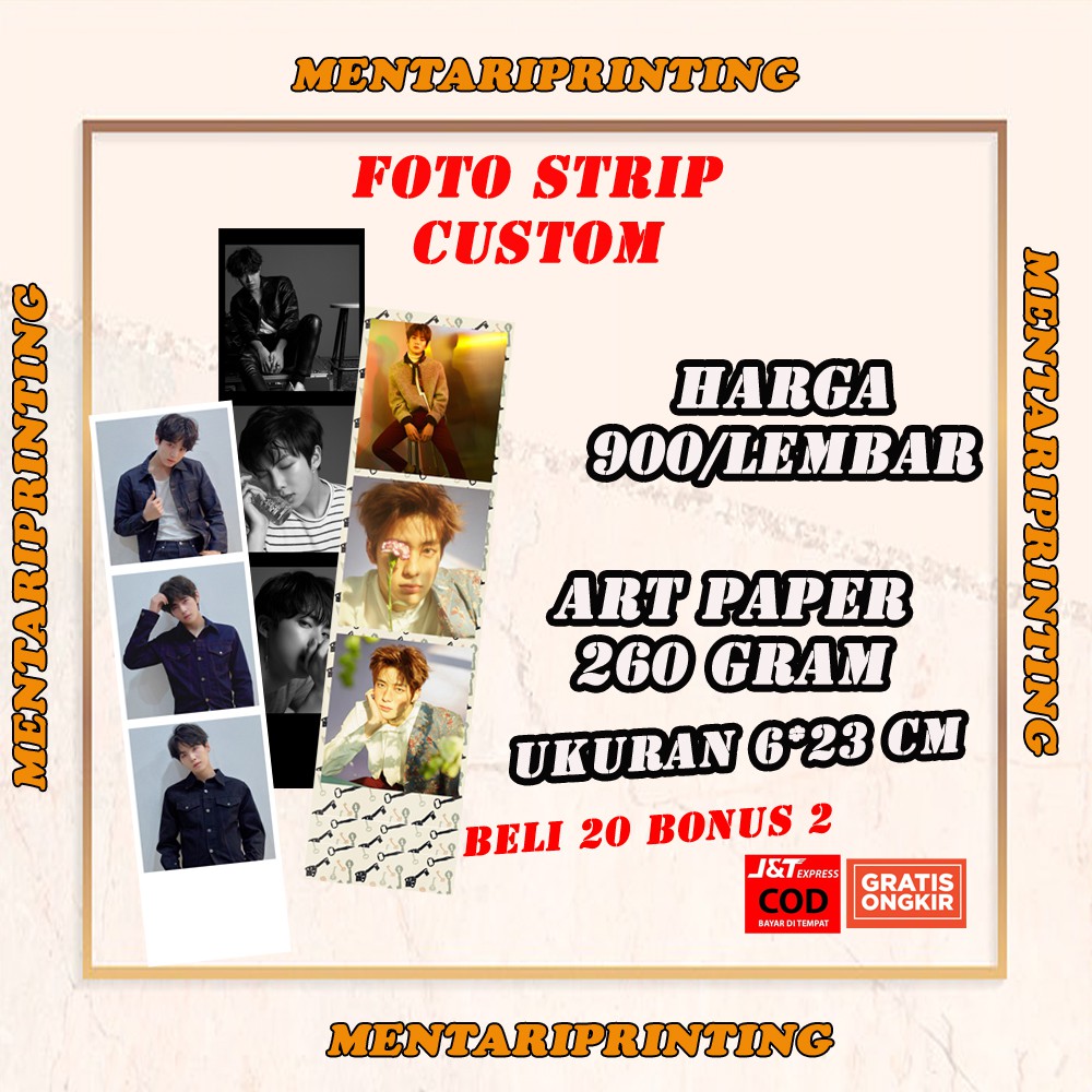 Photo Strip Custom Foto Strip