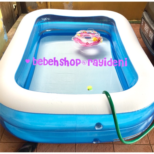 Bestway Kolam Berenang Renang Swimming Pool Anak Bayi Dewasa Baby Biru Blue Kotak Dalem Tinggi Murah Shopee Indonesia