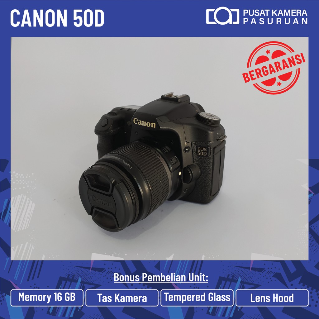 Kamera Canon EOS 50D Murah Bergaransi - DSLR Semipro Bekas