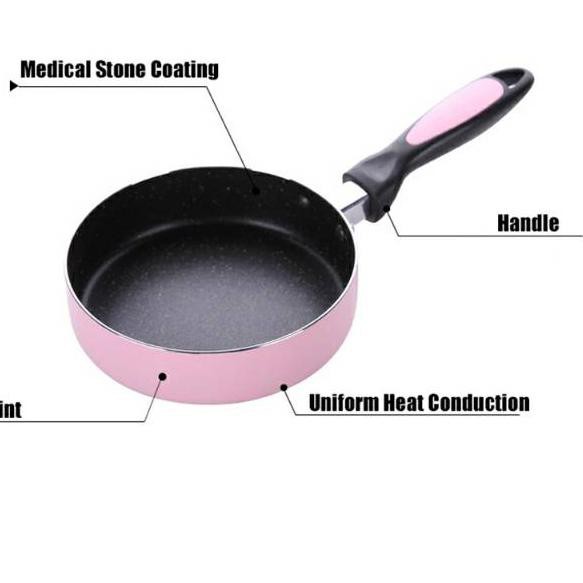 ❤️ TZS Teflon Keramik Teflon Anti Lengket Wajan Keramik Wajan Anti Lengket Non-Stick Pan Hot Sale