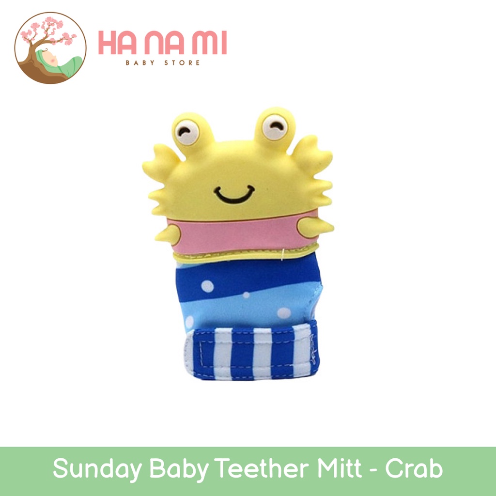 Sunday Baby Food Grade Silicone Teether Mitt - Sarung Tangan Teether