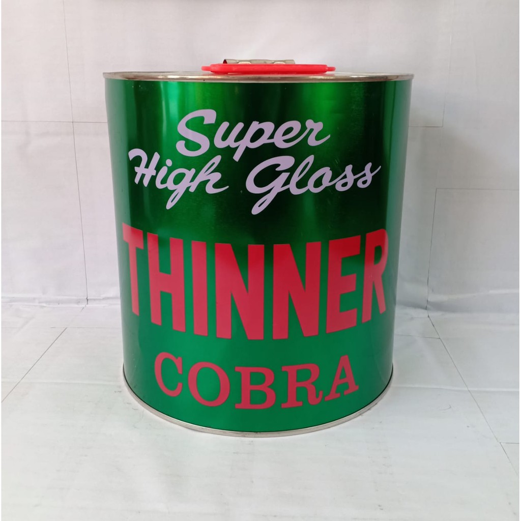 THINNER COBRA 4L HIJAU - TINNER COBRA HIJAU - TINER PENGENCER CAT