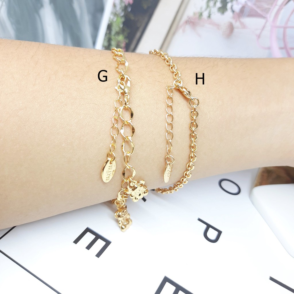 Gelang Tangan Xuping Fashion Rantai Love Ukir Disco Ball - BB413