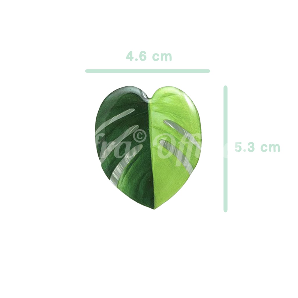 Shifra Pop Socket HP Silicon Transparan Phone Grip Woman Daun