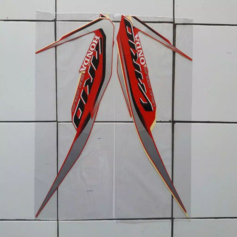 Striping Stiker Vario 125 new 2019 merah Asli