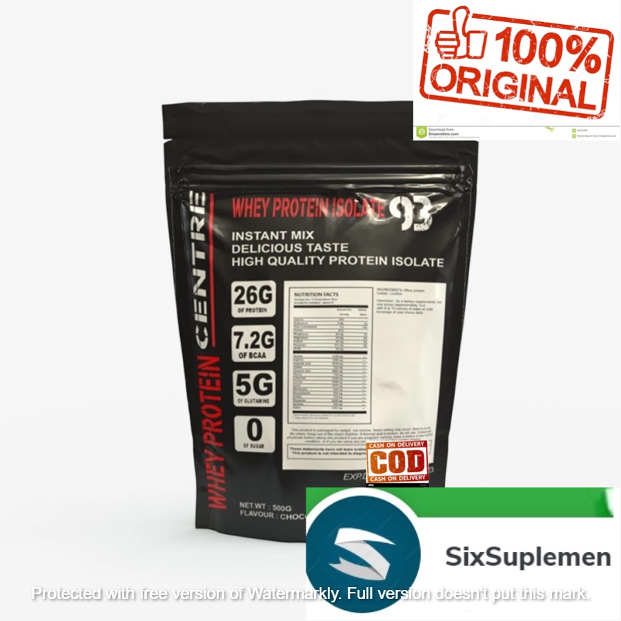 (Bonus Sample) Whey Protein Isolate WPI 93 Susu Diet DEBM 500 Gram