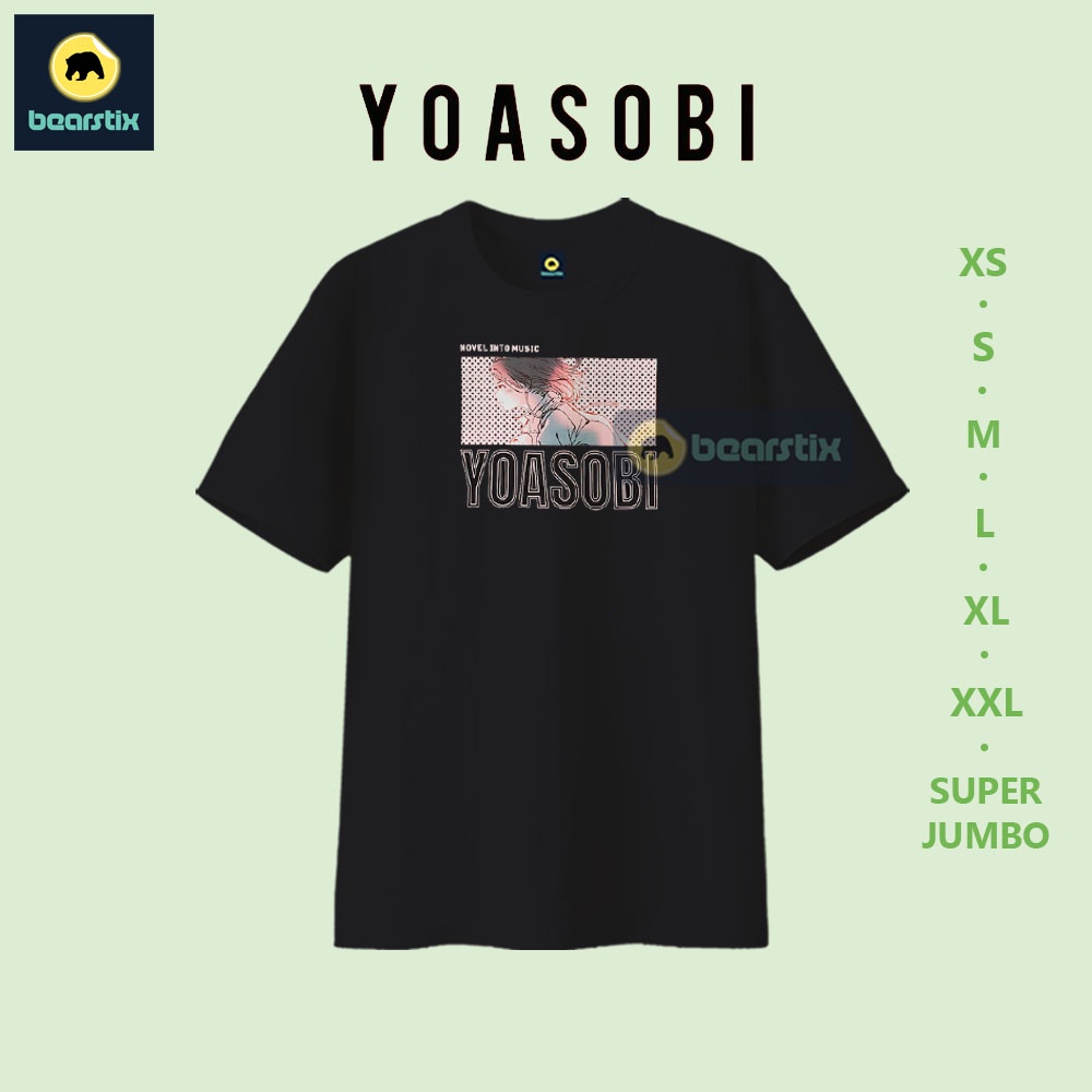 Tshirt Icon Uniqlo X Yoasobi Key Visual - Kaos Distro UT TOP Japan - T-Shirt Streetwear - BEARSTIX