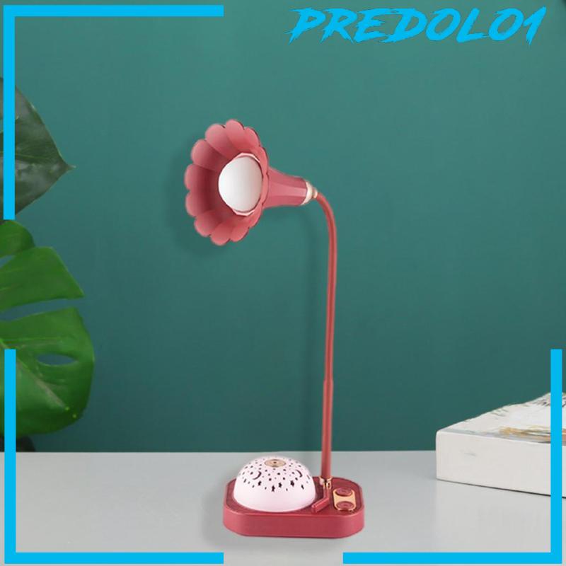 (Predolo1) Lampu Meja Led Kecerahan Adjustable Untuk Kamar Tidur